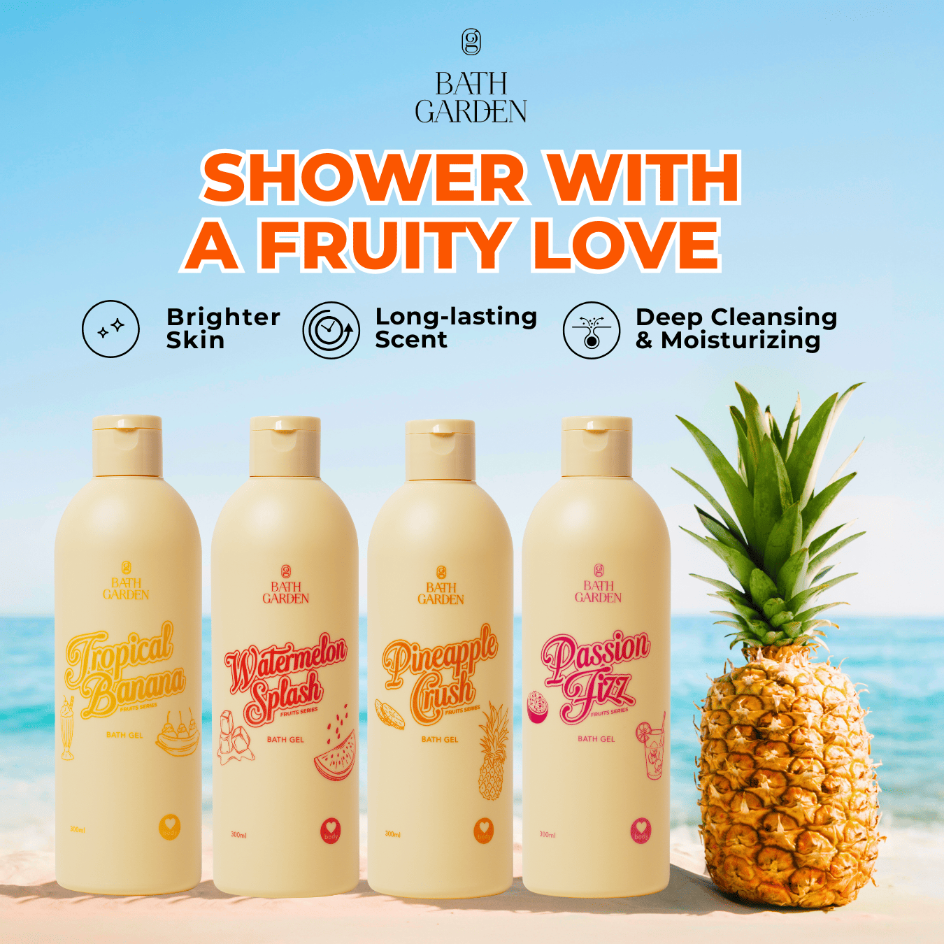 Pineapple Crush Bath Gel