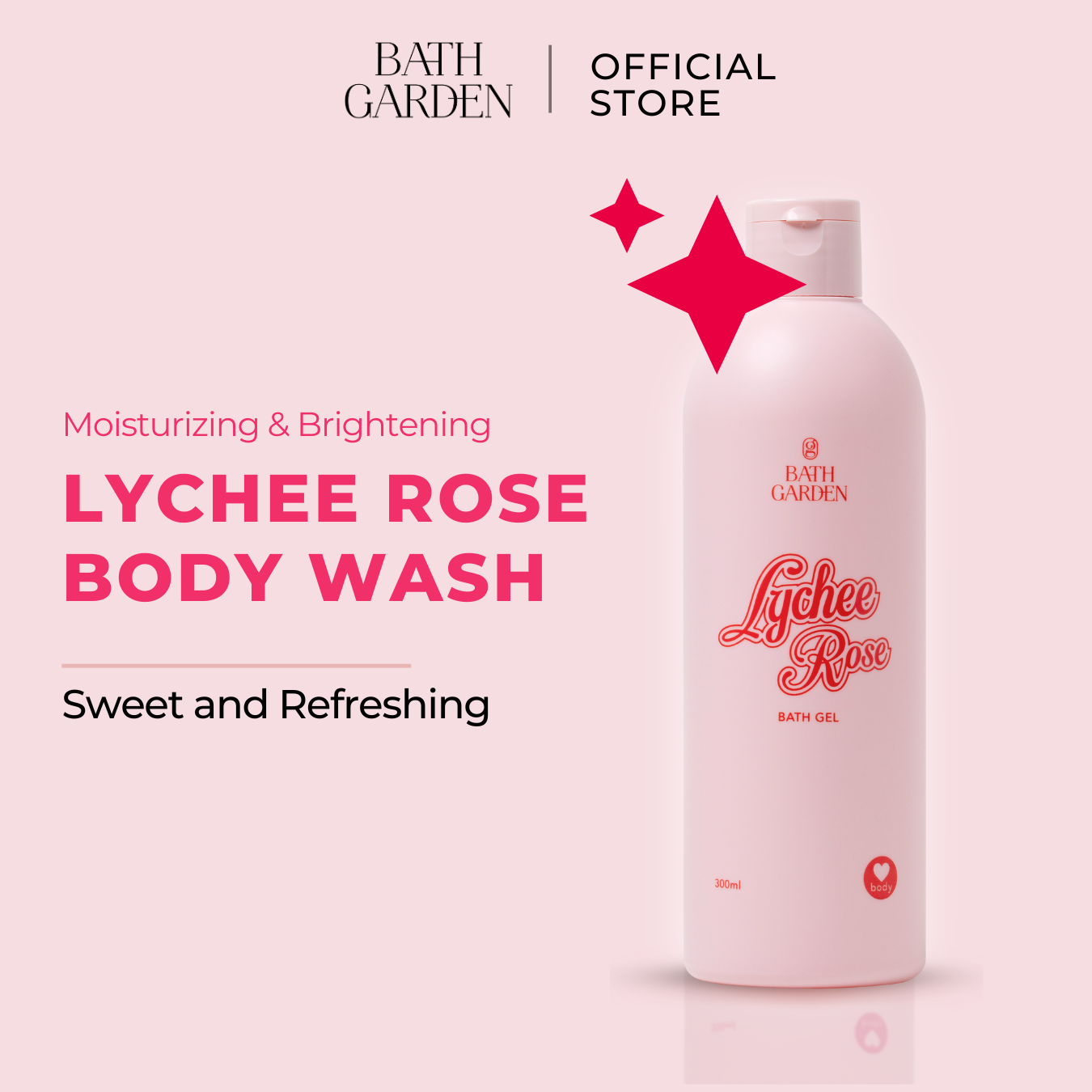 Lychee Rose Bath Gel