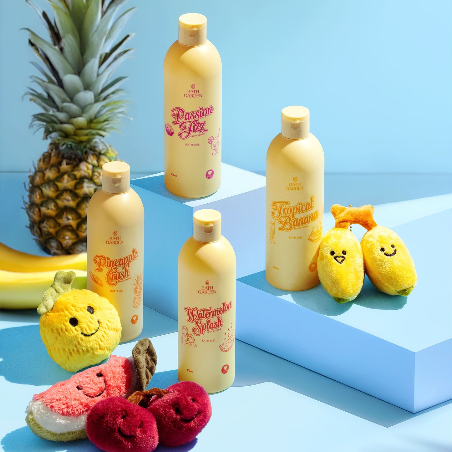 Bath Garden 4-in-1 Fruit Bath Gel