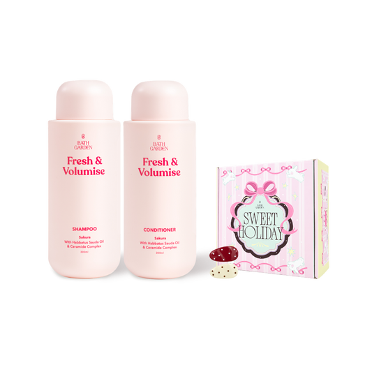 Sakura Fresh & Volumize Shampoo & Conditioner Set