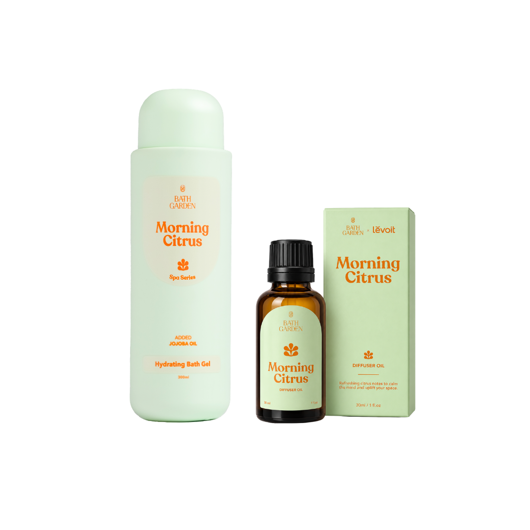 【Bath Garden x Levoit】Morning Citrus Essential Oil & Bath Gel Bundle