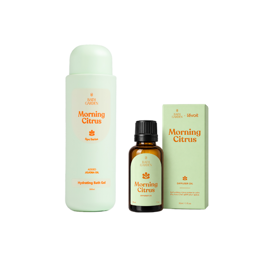【Bath Garden x Levoit】Morning Citrus Essential Oil & Bath Gel Bundle