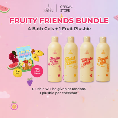 [LIMITED SET] 4 in 1 Bath Gels with Fruity Friends Blind Box