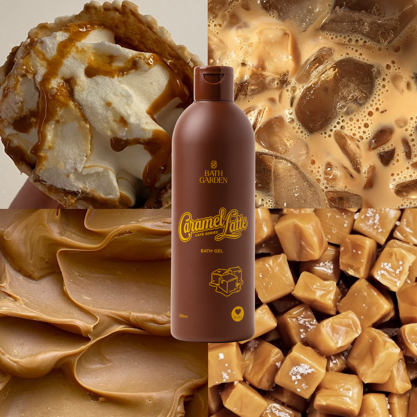 [Cafe Edition] Caramel Latte Bath Gel