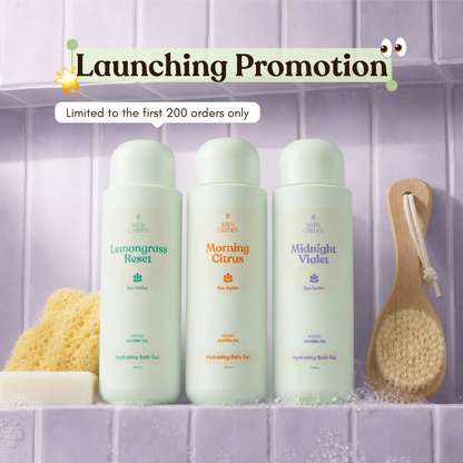 Spa Series Bath Gel Trio Set