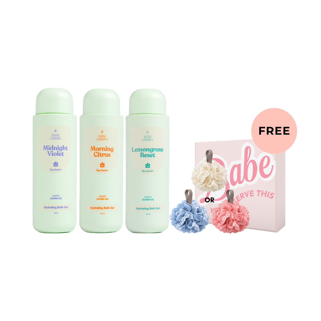 [THREADS EXCLUSIVE] Spa Series Bath Gel Trio Set