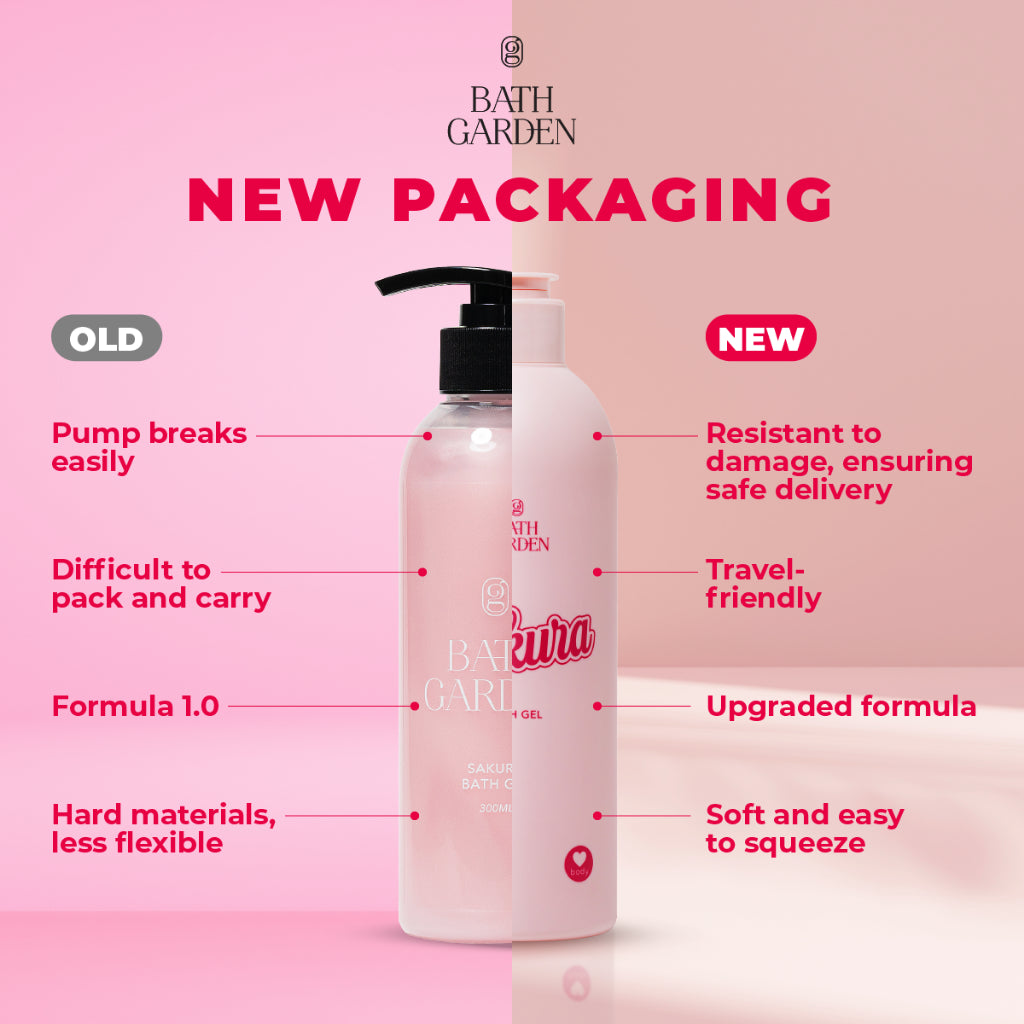 Buy 4 Floral Series Bath Gel Free 1 Full Size Hair & Body Mist