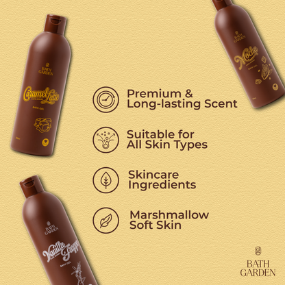 [Cafe Edition] Caramel Latte Bath Gel